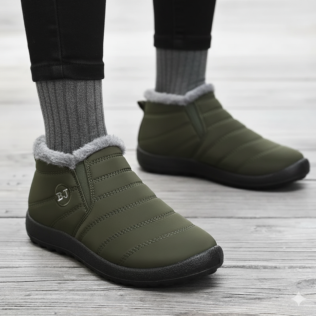 BJ Warm Lined Winter Comfort Boots
