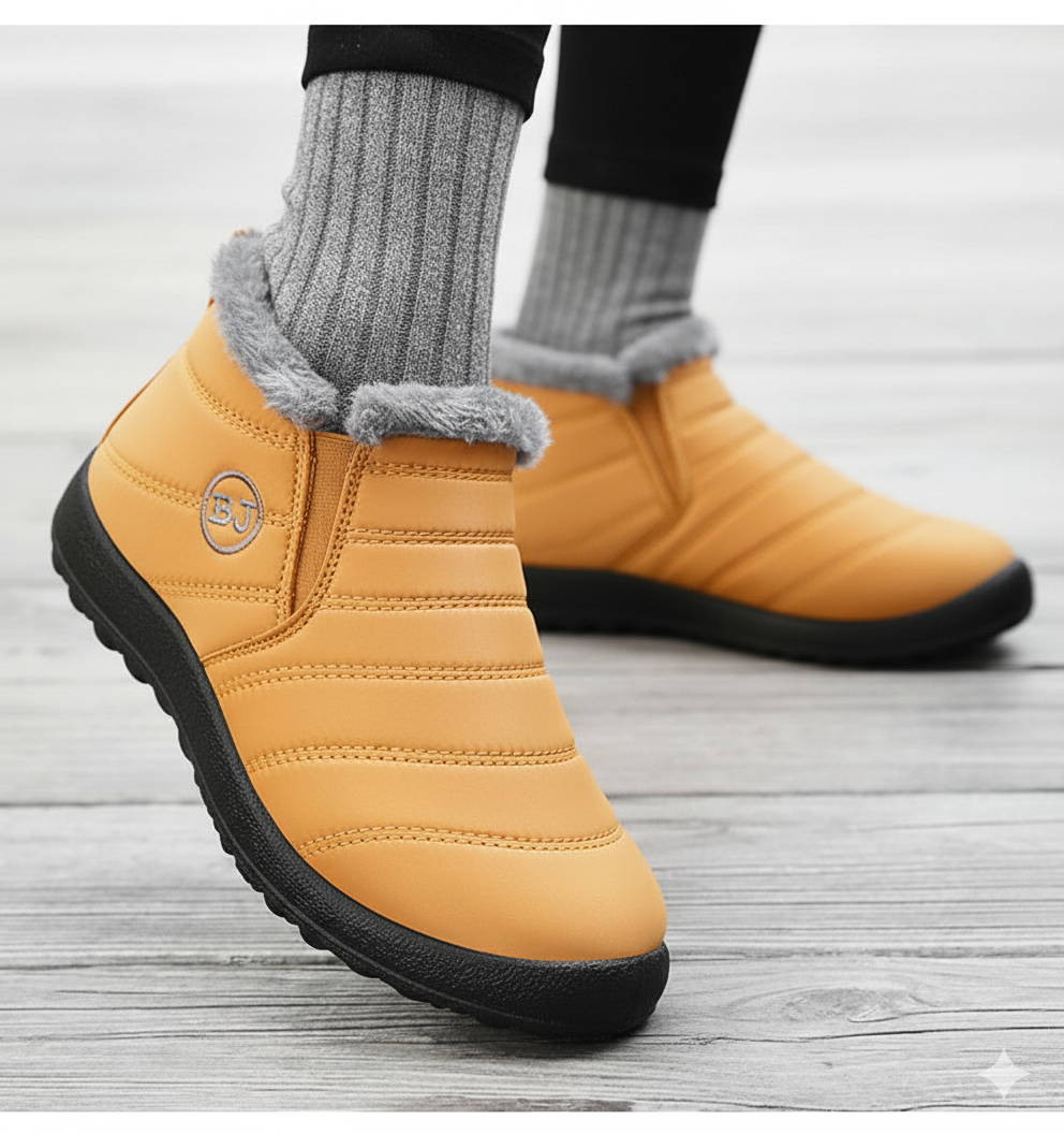 waterproof winter dress boots BJ Warm Lined Winter Comfort Boots – NØRDIQ